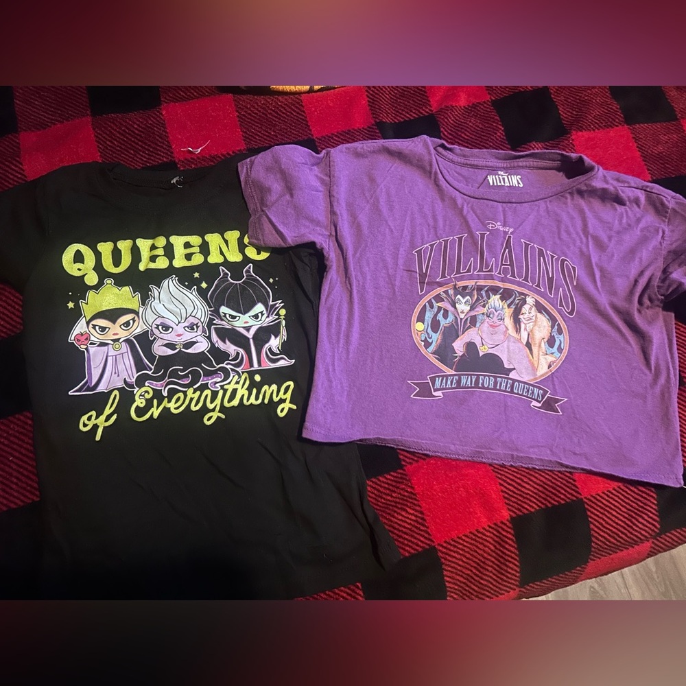 Disney Villains Purple Graphic Tee